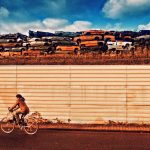 saving the world on a bicycle