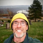 jogging at Calvary Cemetery