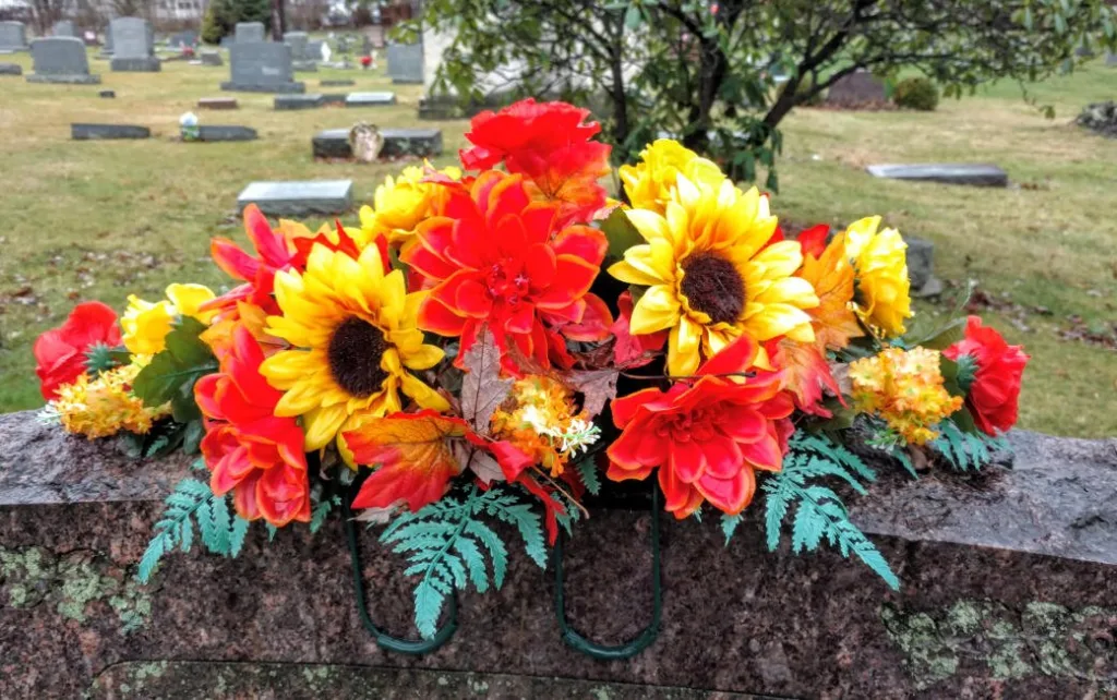 cemetery flowers