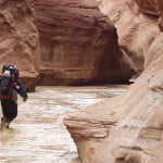 hiking through Paria River