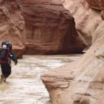 hiking through Paria River