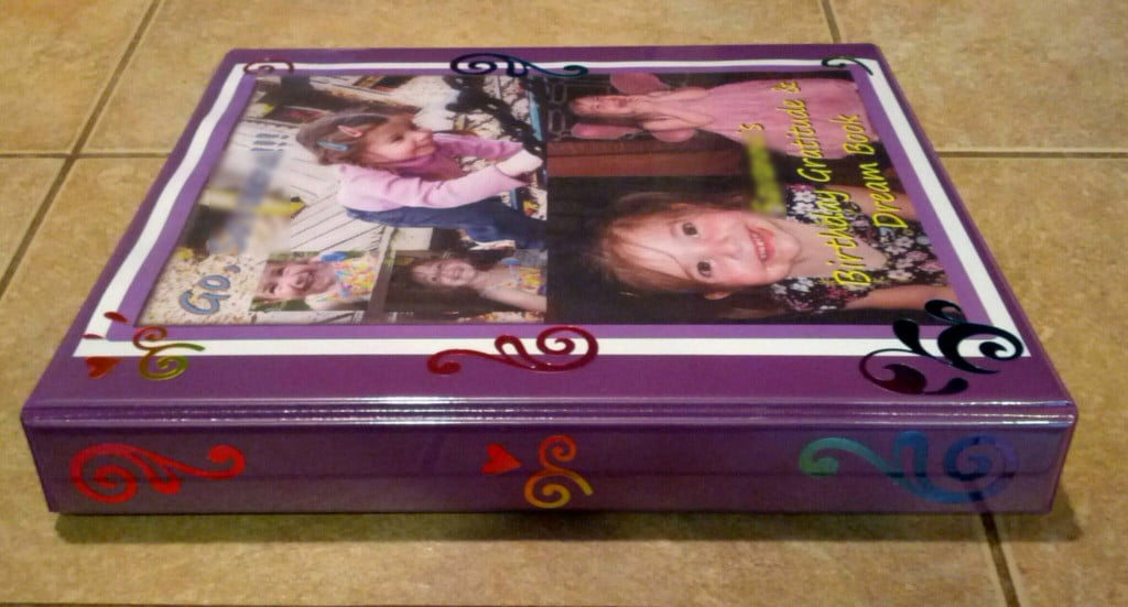 Birthday Gratitude & Dream Book cover large nameblurred