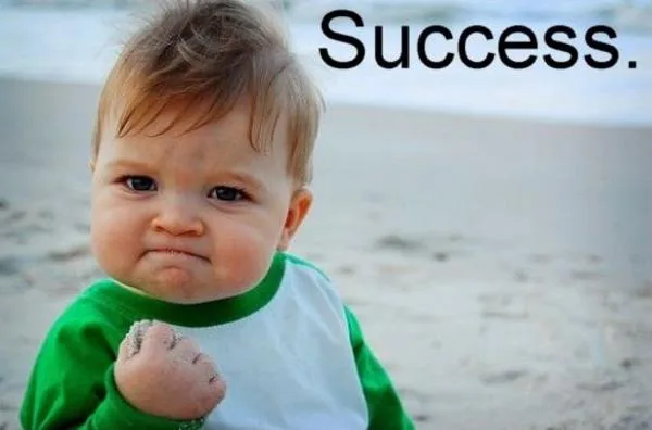 Success Kid meme