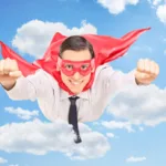 white male superhero