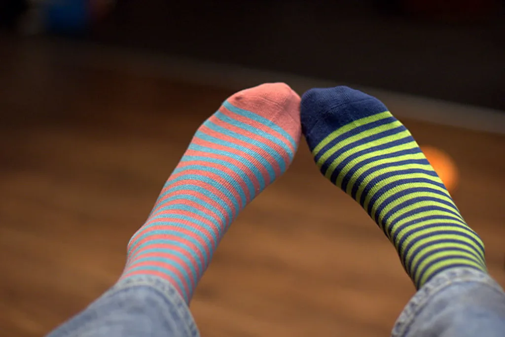 mismatched socks